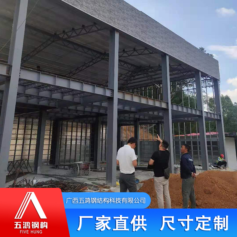 南宁钢结构 横县飞龙展厅项目