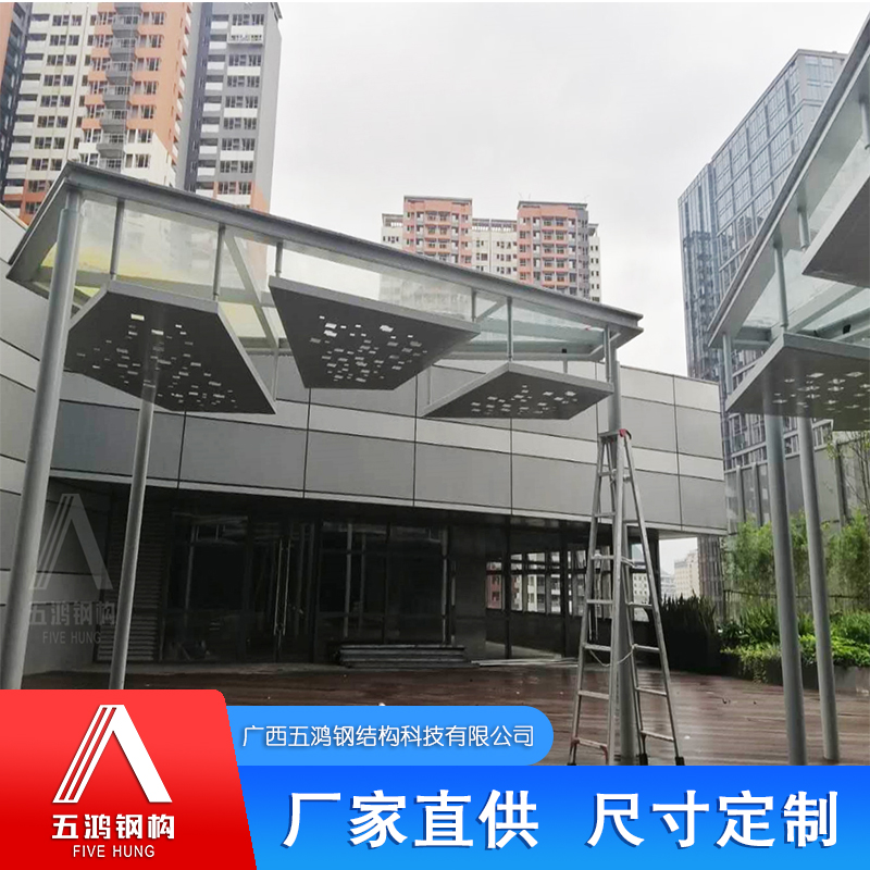 柳州钢结构雨棚安装